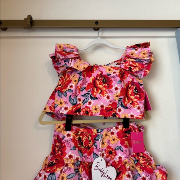 NWT Buddy Love BAHA MAR TWO-PIECE SET in DAISY DAYS- XS - Picture 7 of 10